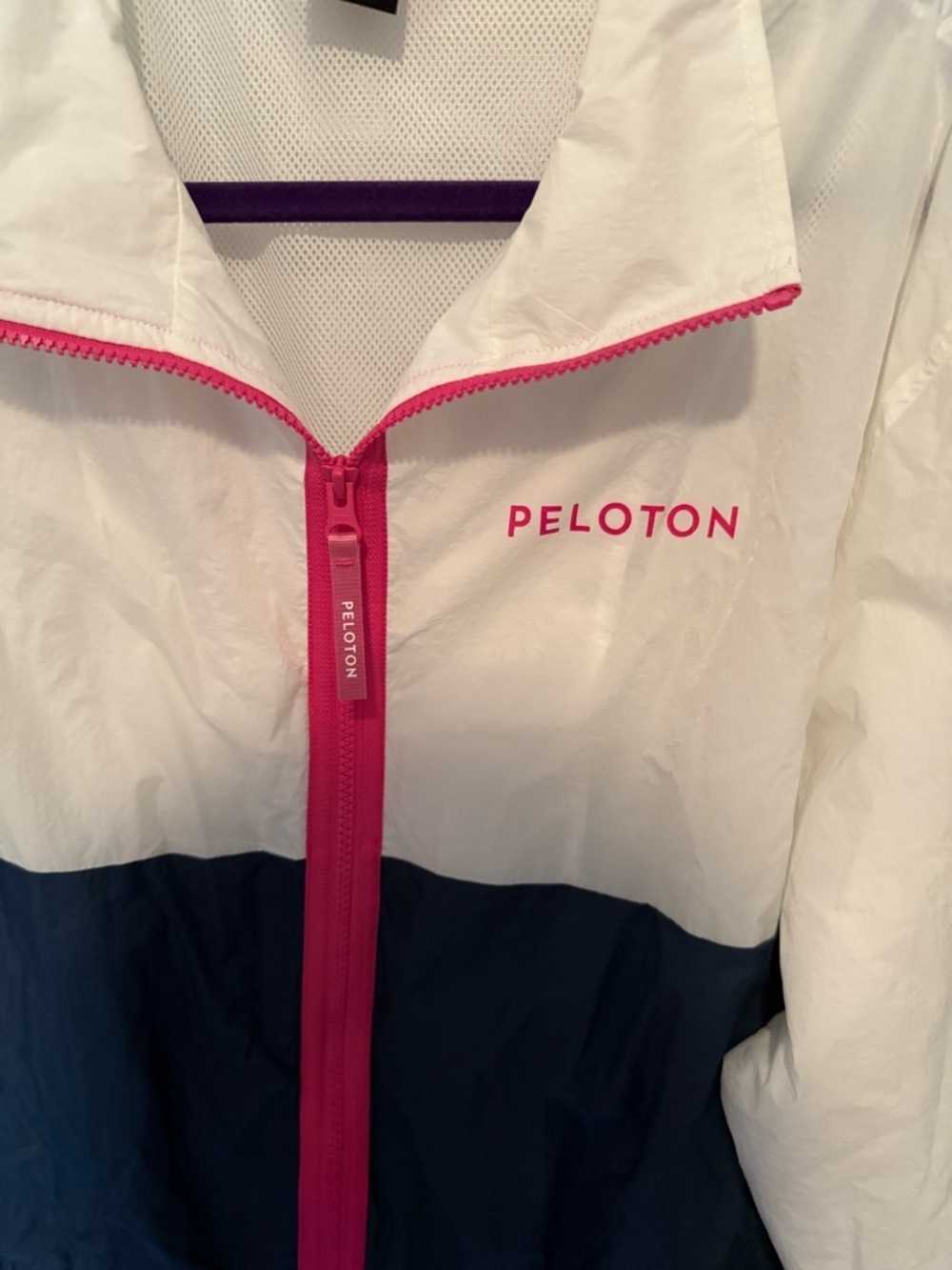 Peloton Colorblock Windbreaker Set Jacket & Joggers Size S - Picture 3 of 11